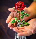 Crystal Rose - Flowers - blue - Preserved Flowers & Fresh Flower Florist Gift Store