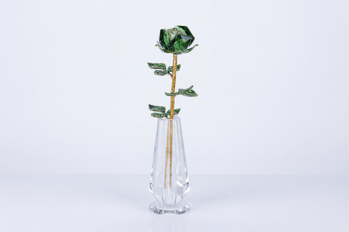 Crystal Rose - Flowers - blue - Preserved Flowers & Fresh Flower Florist Gift Store