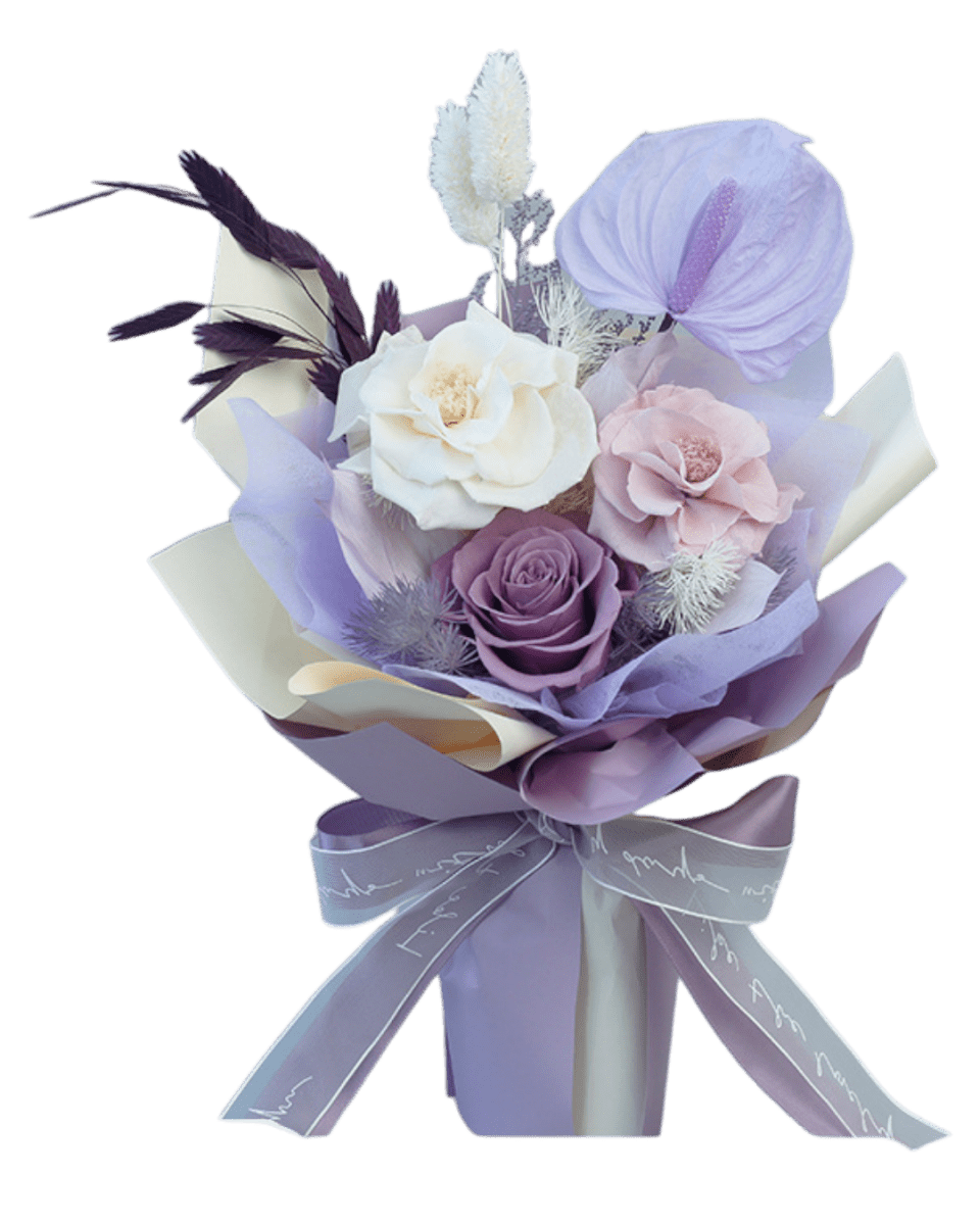 Isabella - Flowers - Purple - Preserved Flowers & Fresh Flower Florist Gift Store