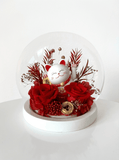 Maneki - Neko 招き猫 Fortune Cat (Good Fortune) - Flowers - Red 招き猫 - Preserved Flowers & Fresh Flower Florist Gift Store