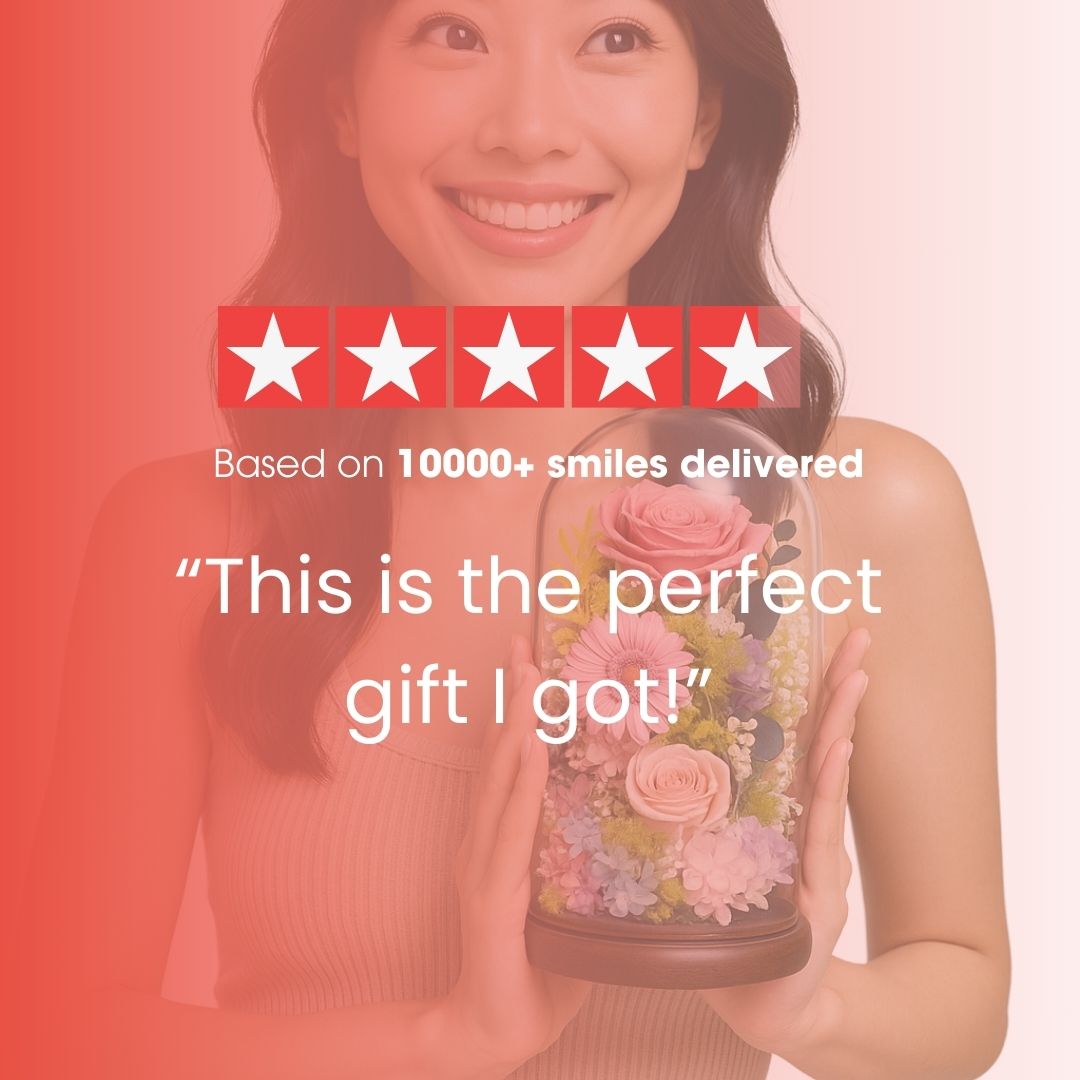 Tasha Preserved Flower Bouquet - Everlasting Mother's Day Roses - Flowers - Pink - Preserved Flowers & Fresh Flower Florist Gift Store