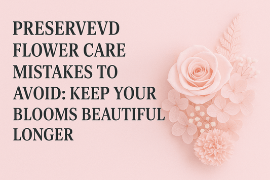 Preserved Flower Care Mistakes to Avoid: Keep Your Blooms Beautiful Longer - Ana Hana Flower