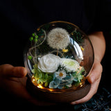 Dandelion Daphne Blowball - Flowers - Eau de nil - Preserved Flowers & Fresh Flower Florist Gift Store