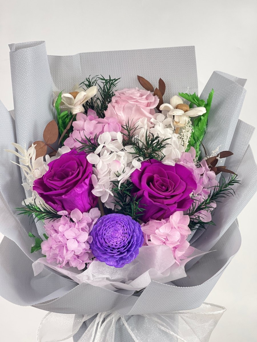 Ensei - Flowers - Pink/Lilac - Preserved Flowers & Fresh Flower Florist Gift Store