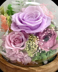 Rose Blowball - Light Purple - Flowers - Preserved Flowers & Fresh Flower Florist Gift Store