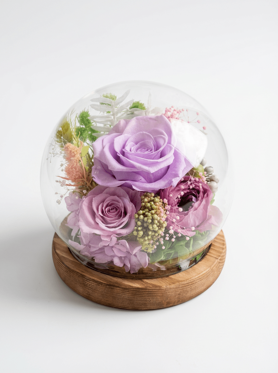 Rose Blowball - Purple - Flowers - Preserved Flowers & Fresh Flower Florist Gift Store