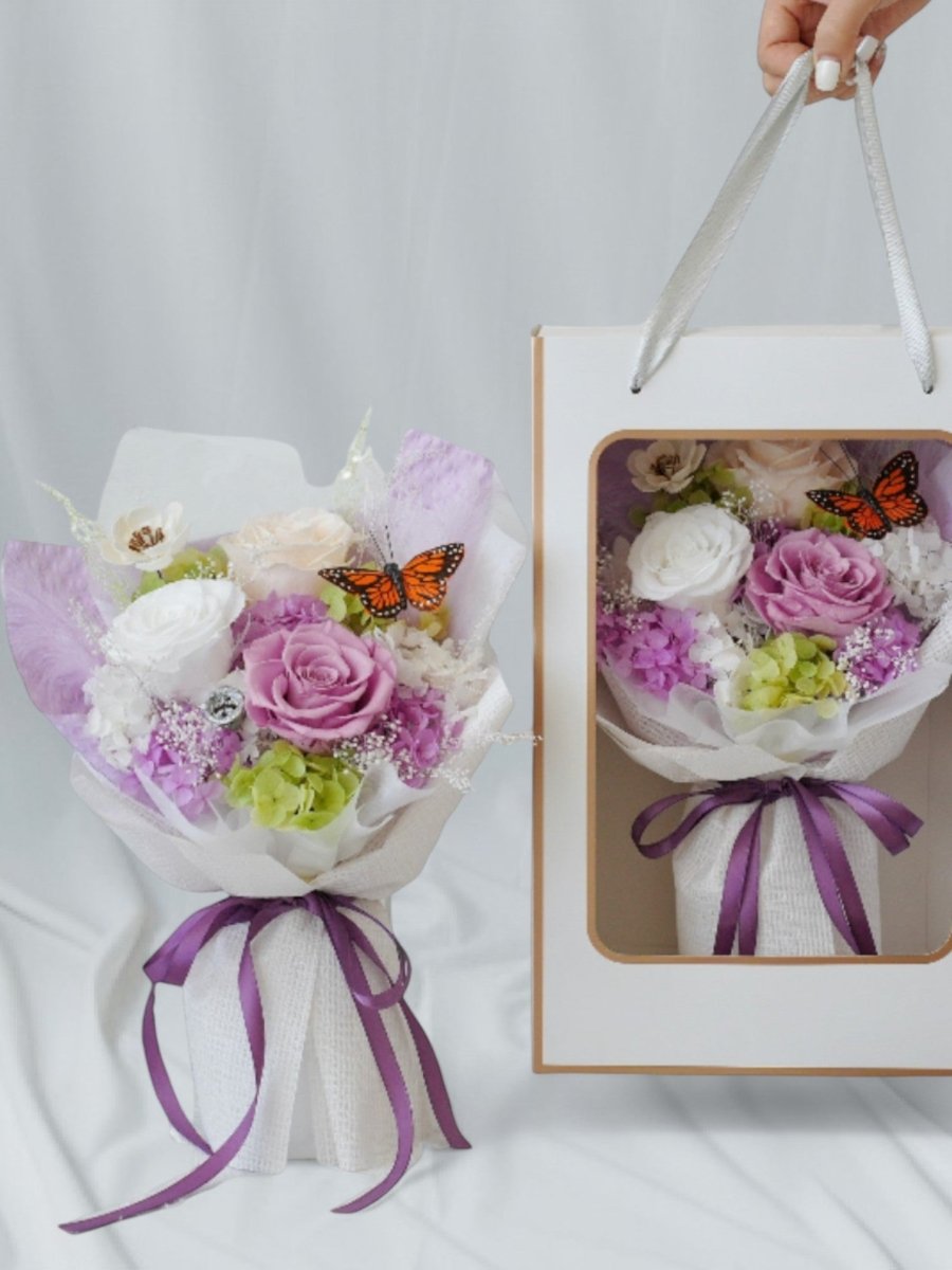 Ume Flower Bouquet - Preserved Flower Bouquet - Flowers - Capri - Preserved Flowers & Fresh Flower Florist Gift Store