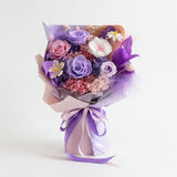 Yume (夢) - Pastel Preserved Flower Bouquet - Flowers - Purple - Preserved Flowers & Fresh Flower Florist Gift Store