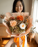 Yuna Preserved Flower Bouquet - Flowers - Blush - Preserved Flowers & Fresh Flower Florist Gift Store