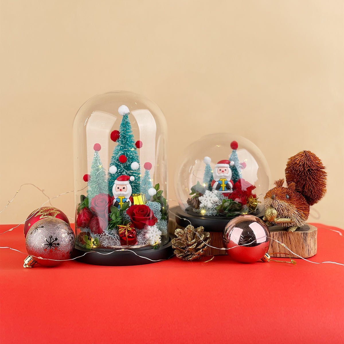 Santa Christmas - Flower - Small - Preserved Flowers & Fresh Flower Florist Gift Store