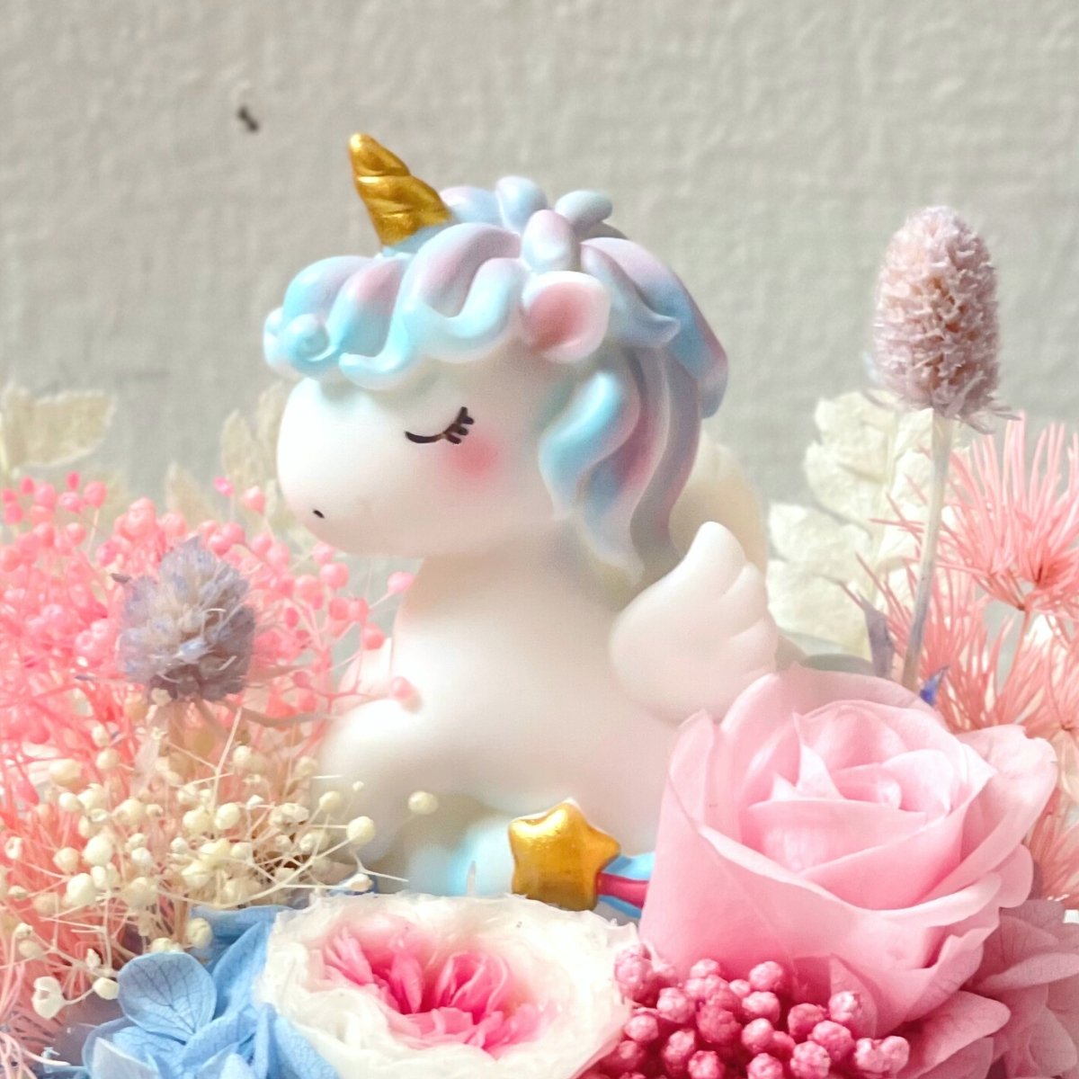 Unicorn Blowball - Magic Blue - Flower - Preserved Flowers & Fresh Flower Florist Gift Store